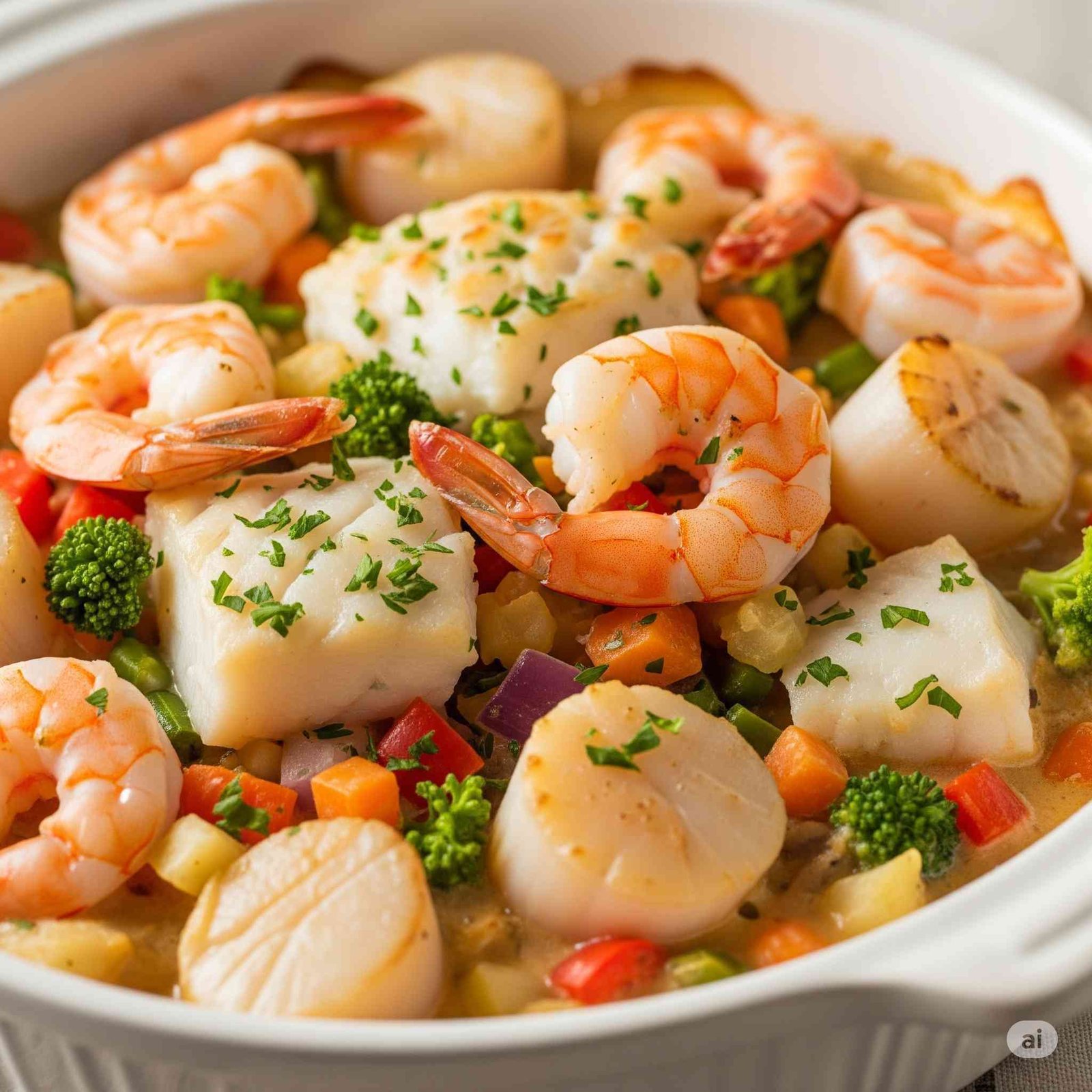 Legal Seafood Casserole Recipe (Rich, Creamy & Loaded with Flavor) - seafood